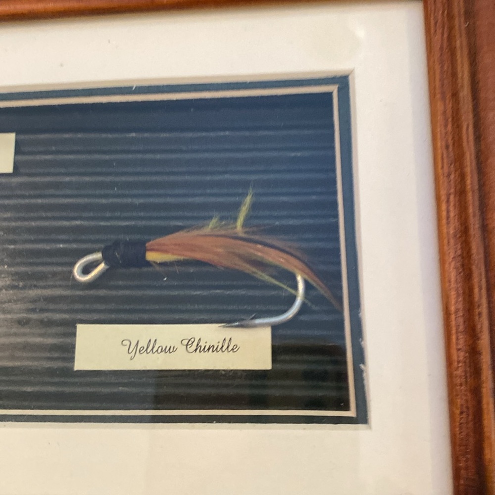 Antique 1900 Fly Fishing Lures Framed in Shadow Box - Picture 10 of 15